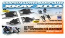 XB8 GRAPHITE FRONT LOWER ARM PLATE (2)