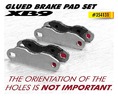 GLUED BRAKE PAD SET - ULTRA-EFFICIENT (4)