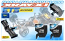 X1 COMPOSITE ADJUSTABLE REAR WING - BLACK - ETS APPROVED