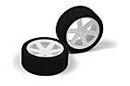 FRONT FOAM TIRE MOUNTED (2) - HARD --- Replaced with #389546