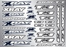 XRAY T3 STICKER FOR BODY - WHITE